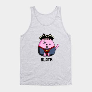 Sloth the cat Tank Top